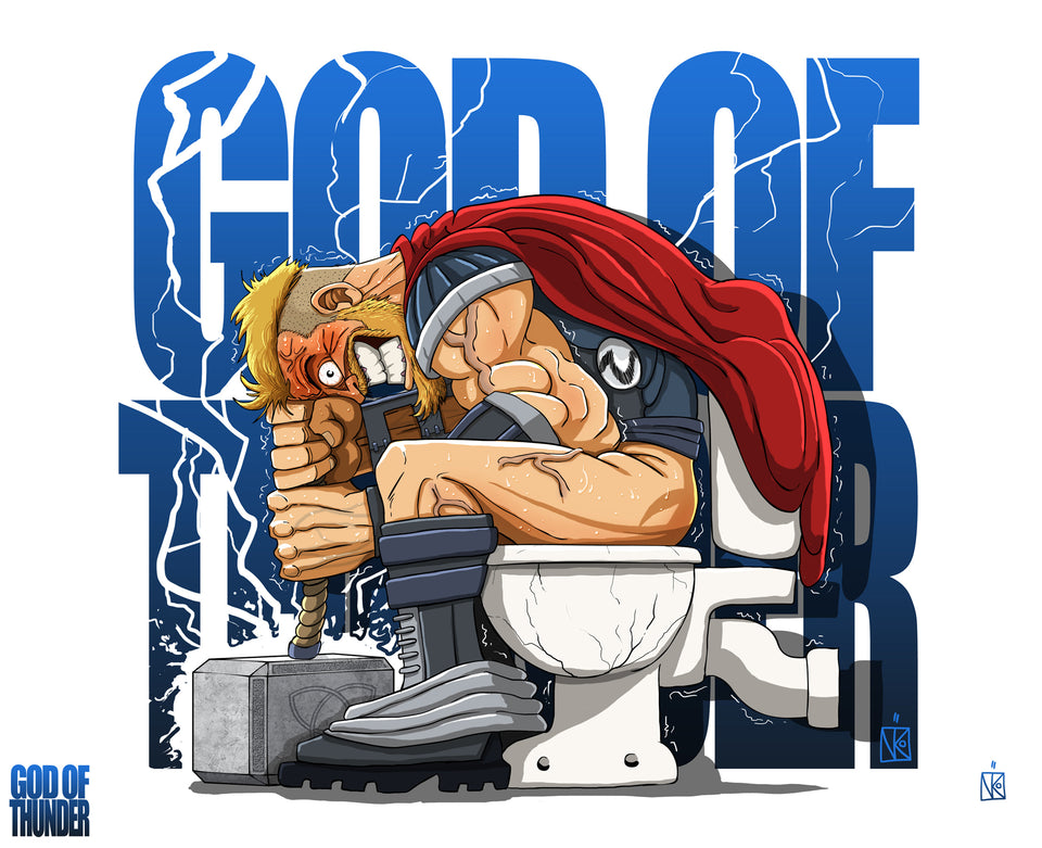 Canvas GOD OF THUNDER