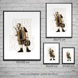 Affiche WALTER / blanc