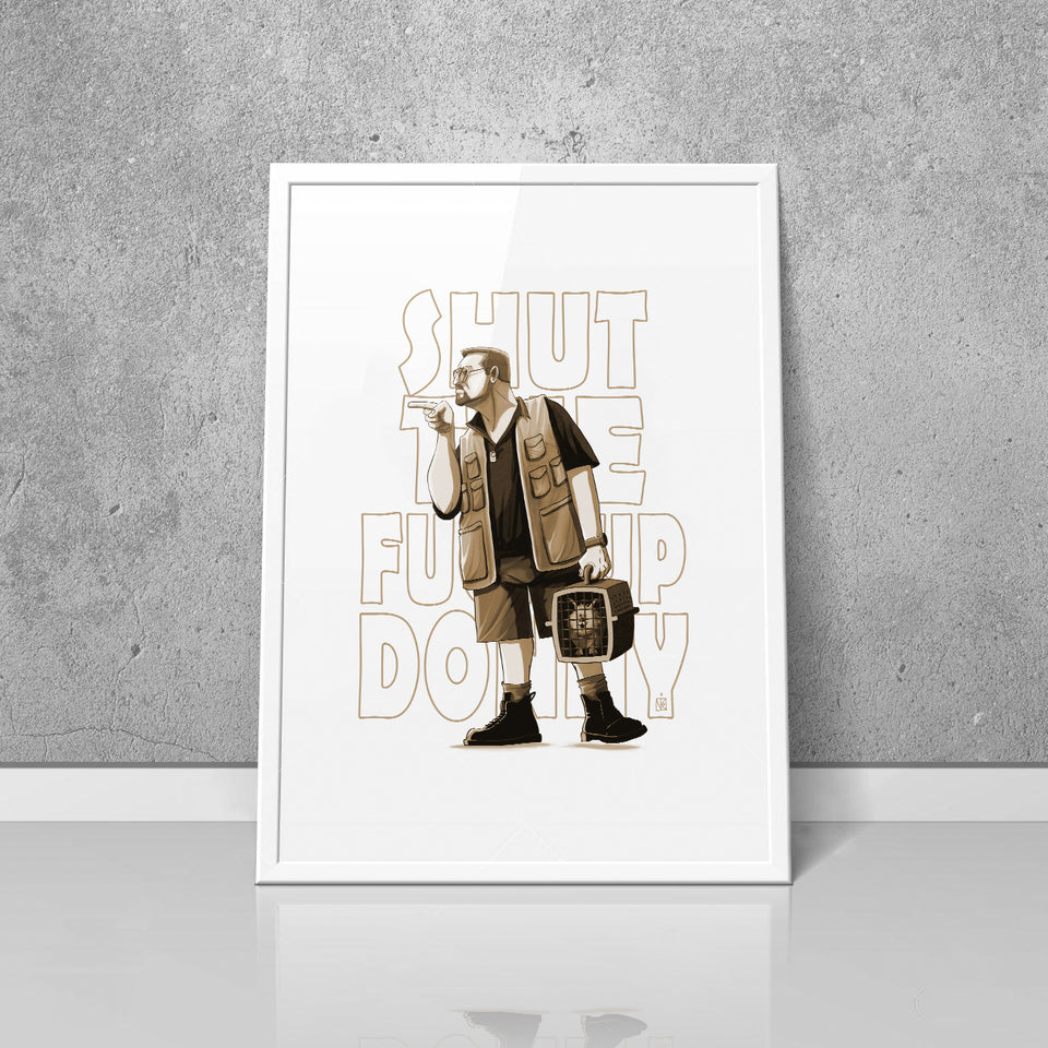 Affiche WALTER / blanc