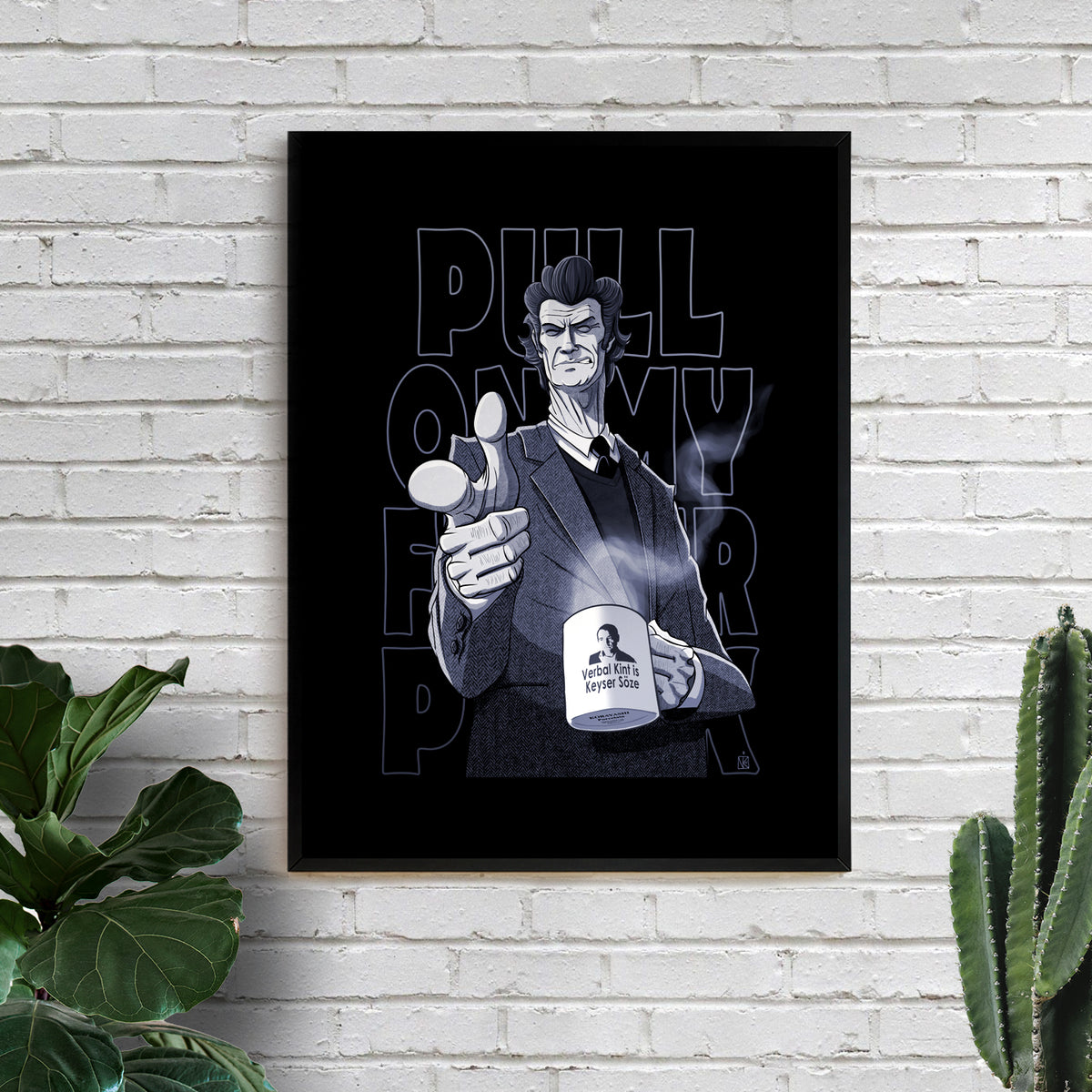 T-shirt Vintage Clint Noir Années 90 - Taille XL - Motif Musique Country Guitare - 100% Coton