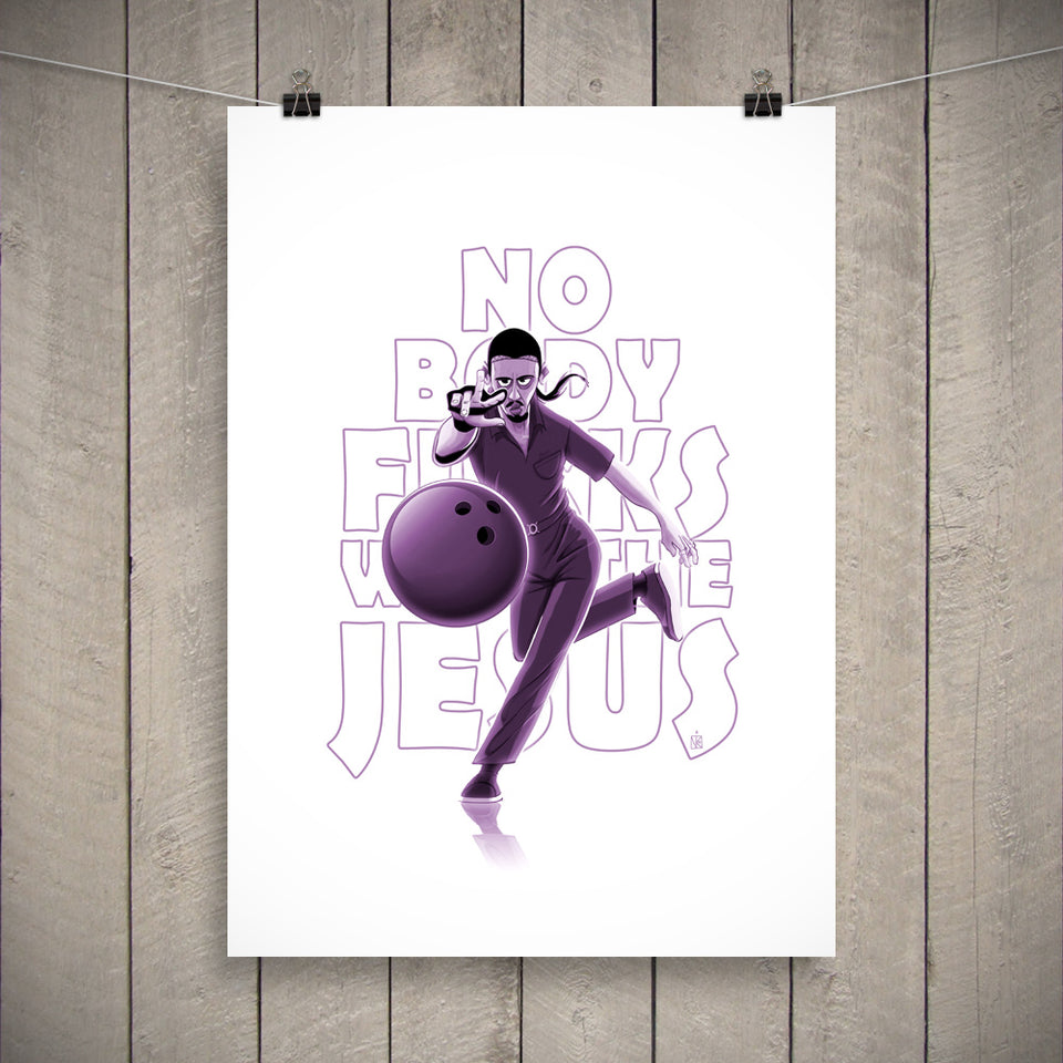Poster JESUS / blanc
