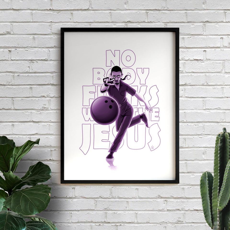 Poster JESUS / blanc