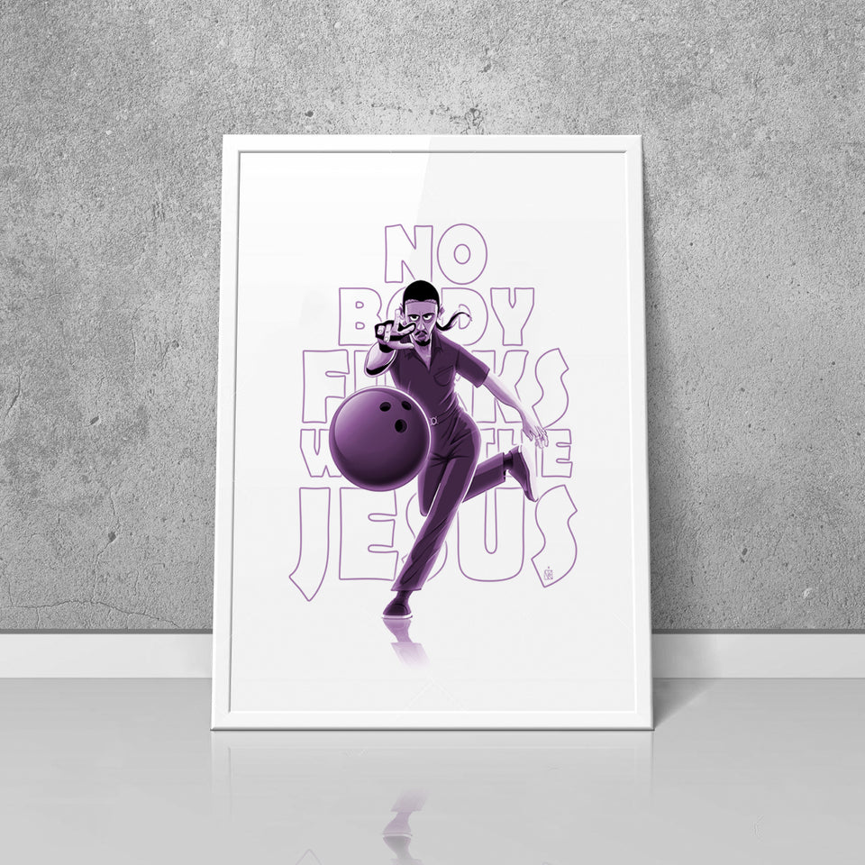 Poster JESUS / blanc