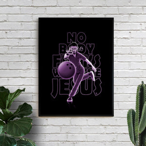 Poster JESUS / black