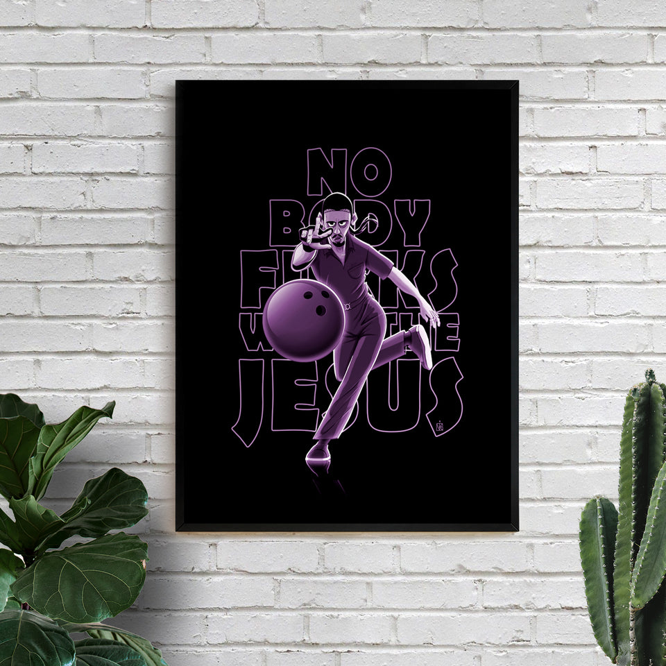 Poster JESUS / black