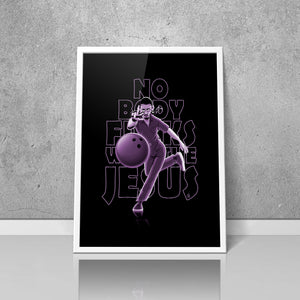 Poster JESUS / black