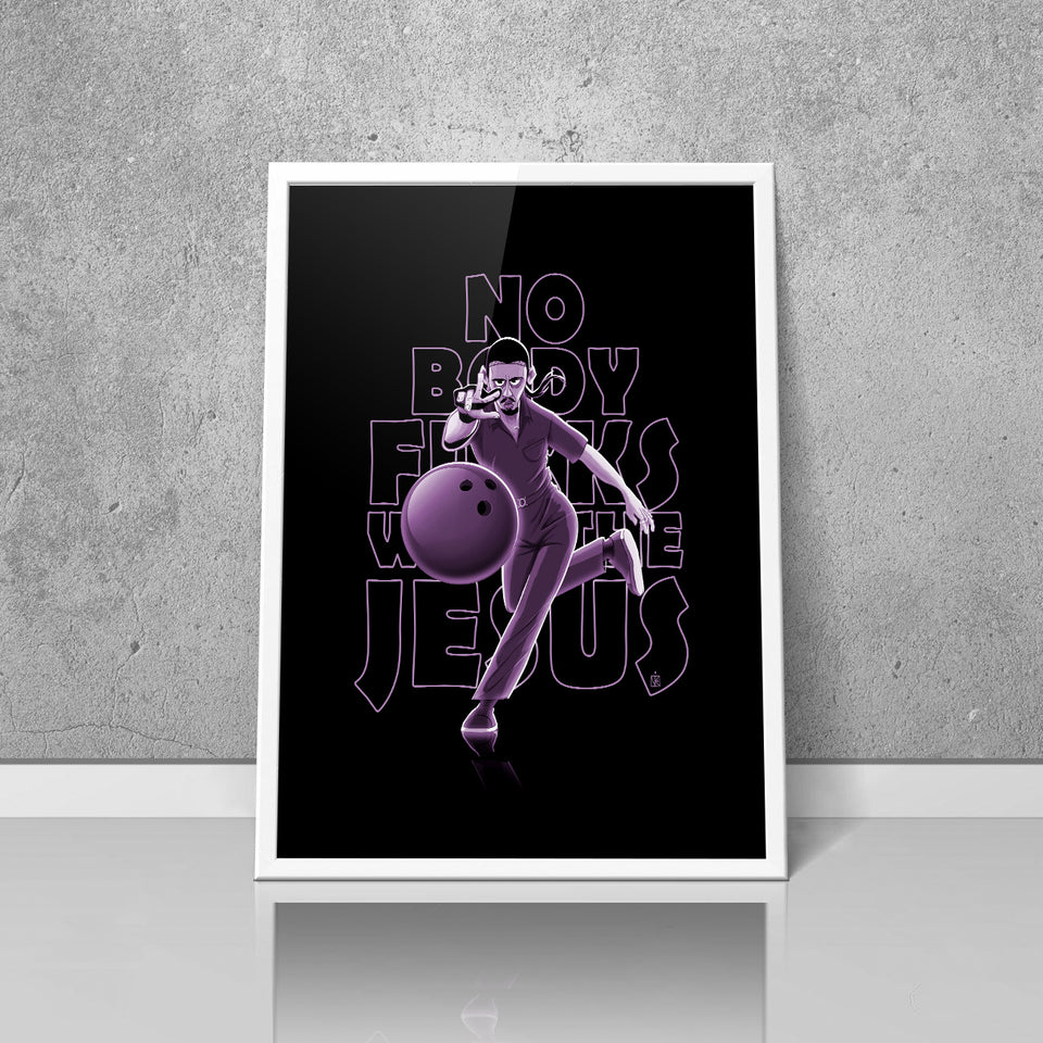 Poster JESUS / black